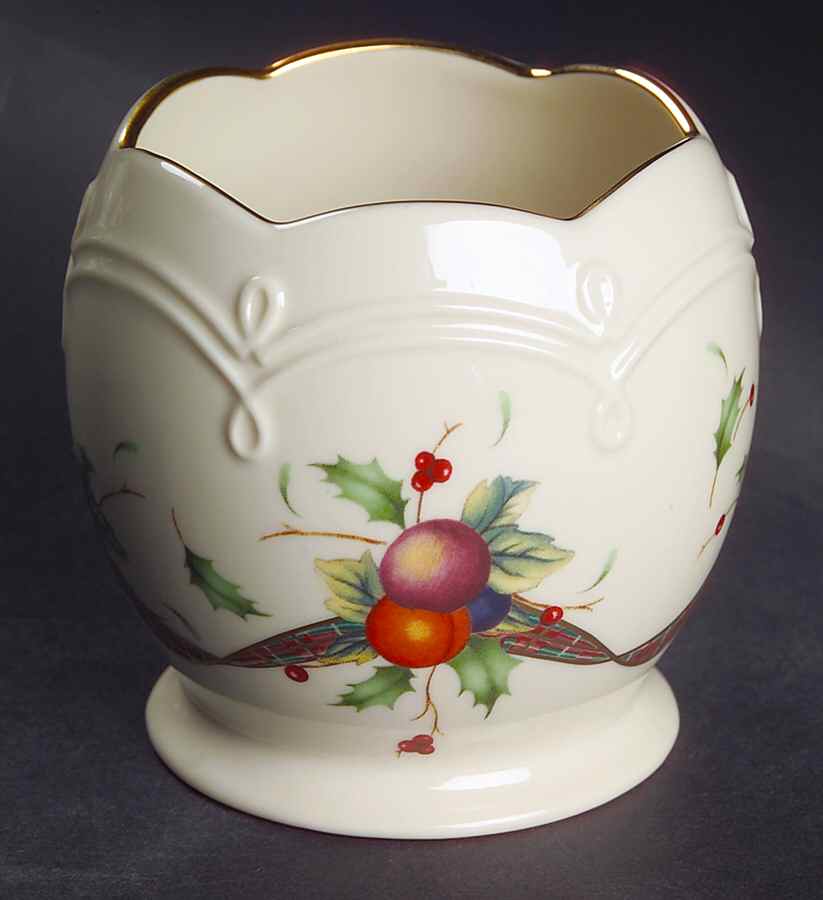 Holiday Tartan Votive Candleholder by Lenox-1