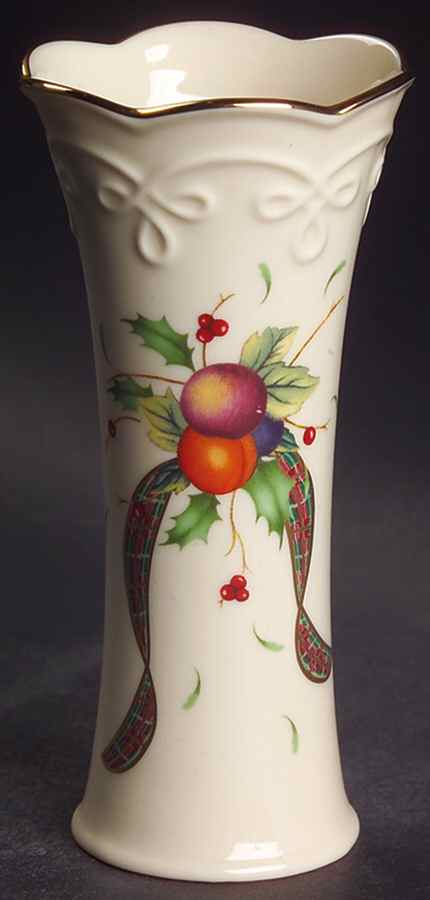Holiday Tartan 5" Bud Vase by Lenox-1