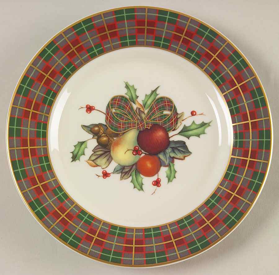 Holiday Tartan Party Plate by Lenox-1