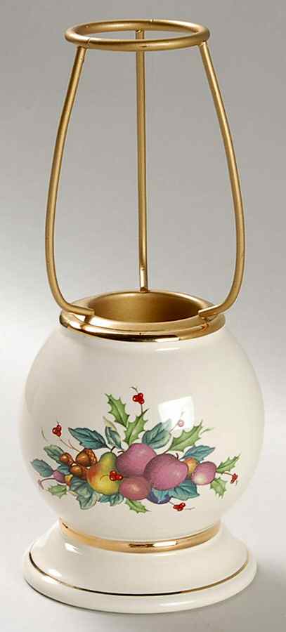 Holiday Tartan Tea Light Lamp No Shade by Lenox-1