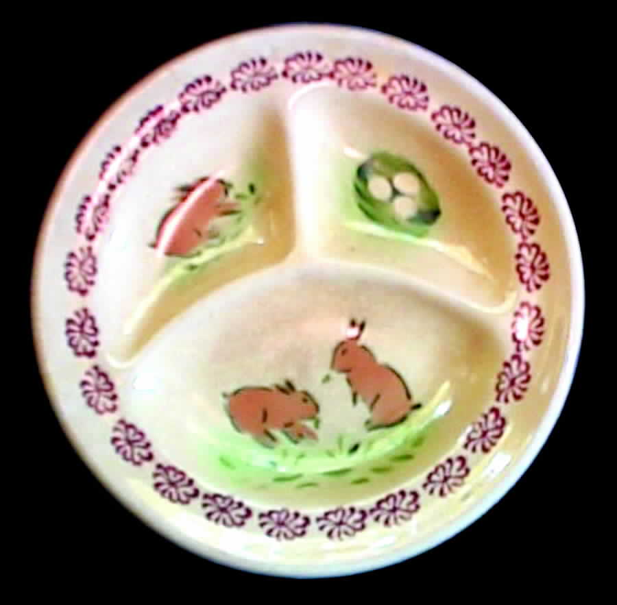 Farm Fair Child's Plate by Limoges-American-1