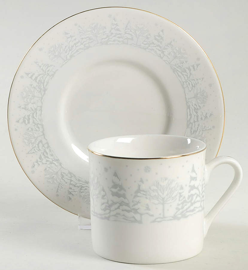 Pines Flat Cup & Saucer Set by Lynn's China-1