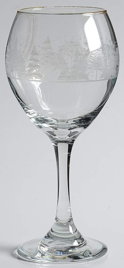 Pines 12 Oz Glassware Goblet by Lynn's China-1