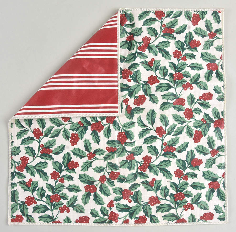 Holly Cloth Cocktail Napkin by Longaberger-1