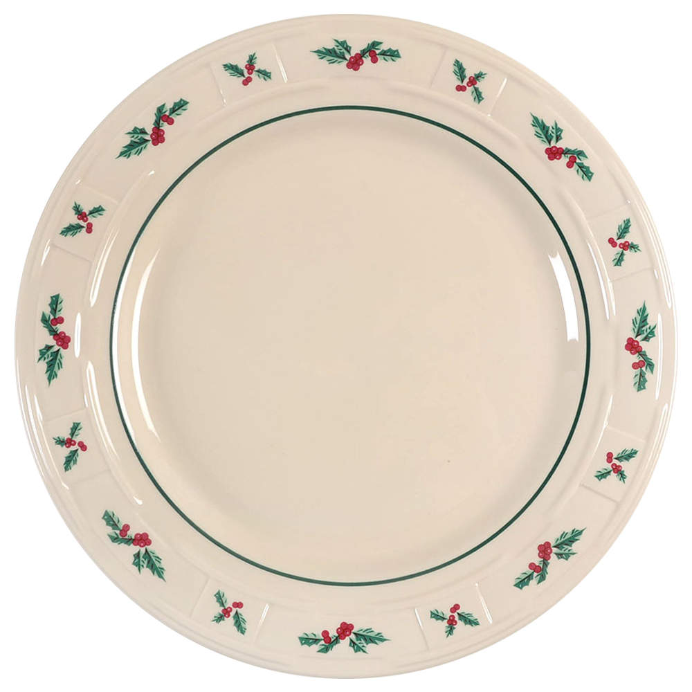 Holly Dinner Plate by Longaberger-1