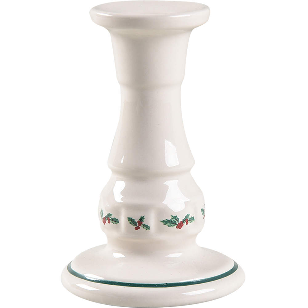 Holly 5" Candlestick by Longaberger-1