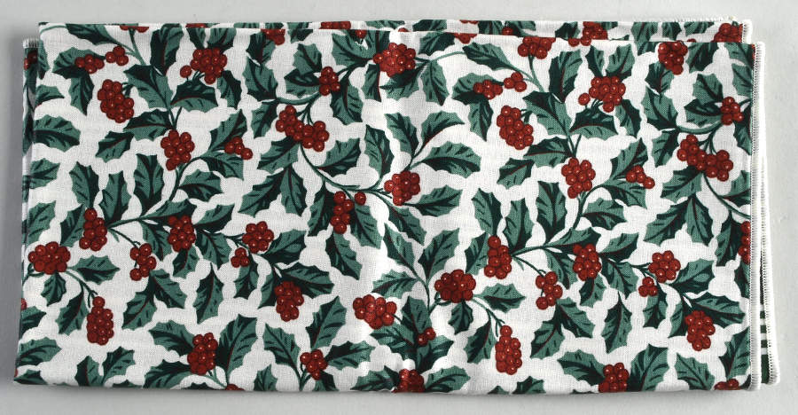 Holly 24" Square Tablecloth by Longaberger-1