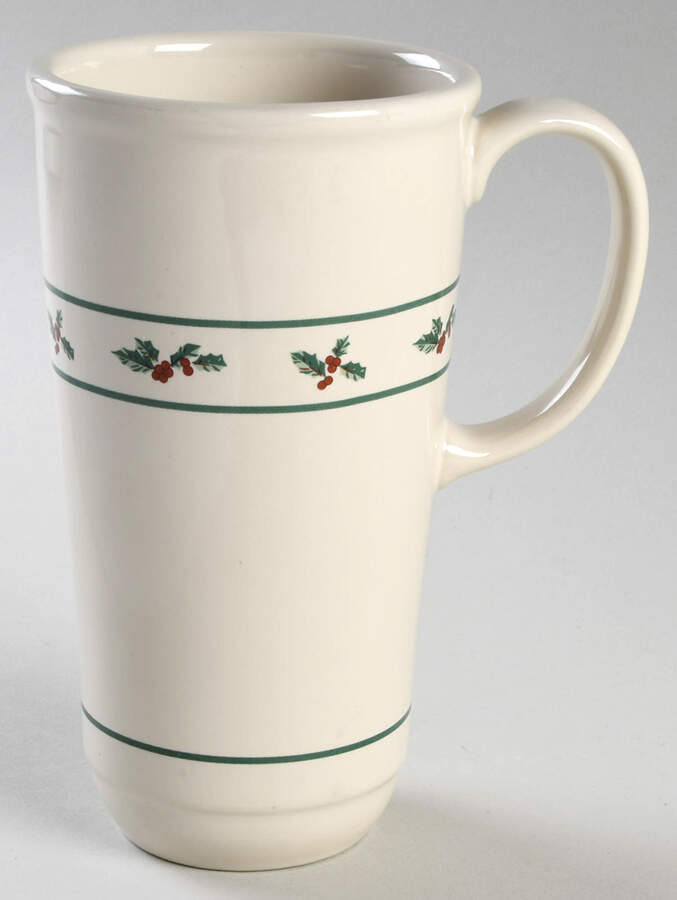 Holly Travel Mug No Plastic Lid by Longaberger-1