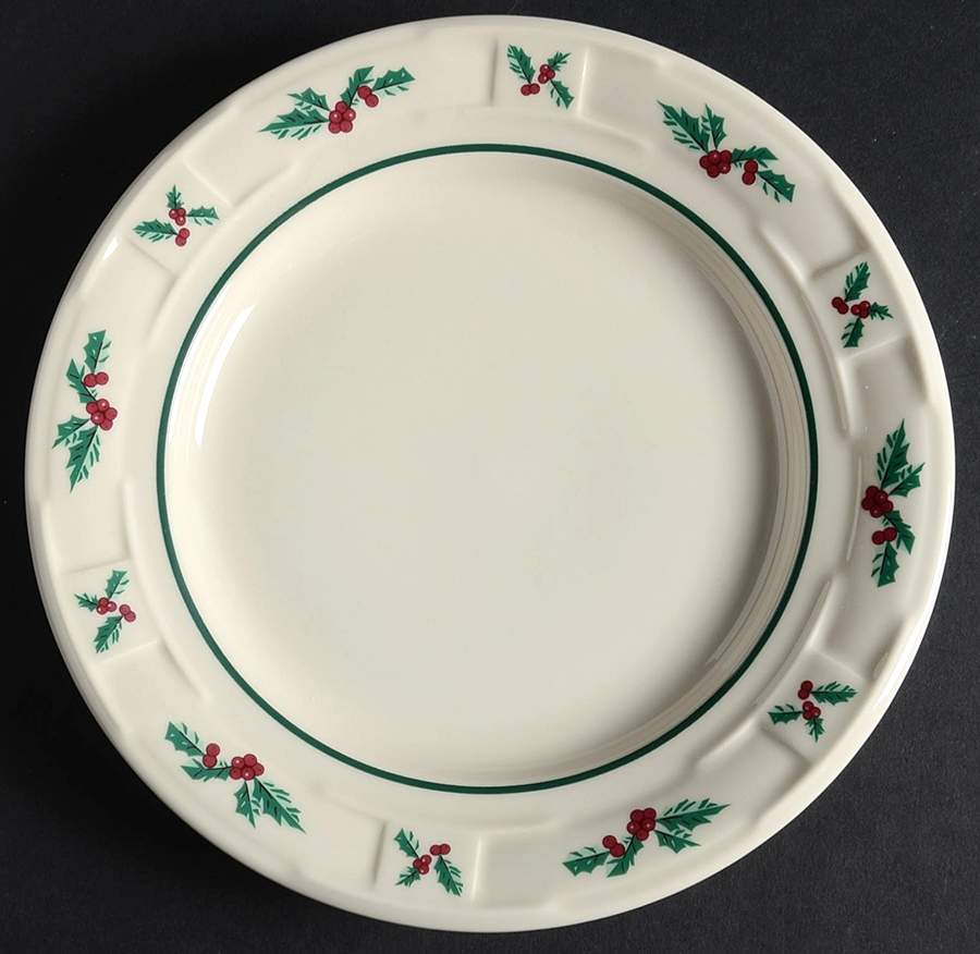 Holly Bread & Butter Plate by Longaberger-1