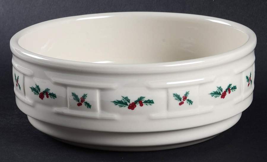Holly Soup/Cereal Bowl by Longaberger-1