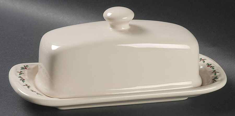 Holly 1/4 Lb Covered Butter by Longaberger-1