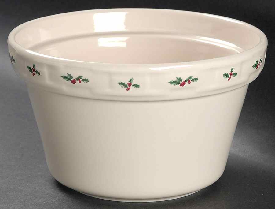 Holly 1 Qt Round Casserole No Lid by Longaberger-1