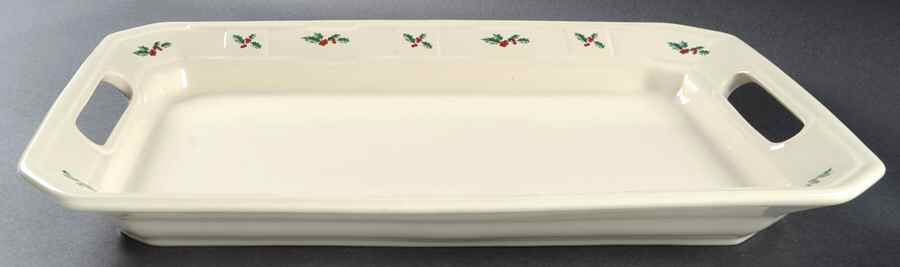 Holly 17" Handled Tray by Longaberger-1