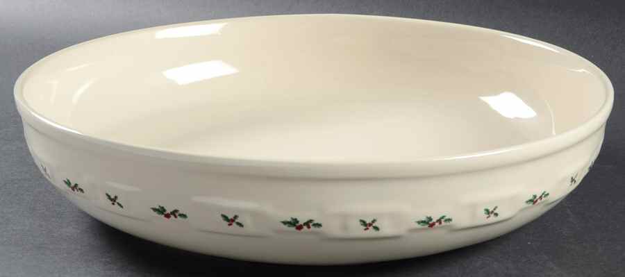 Holly 13" Round Serving Bowl by Longaberger-1