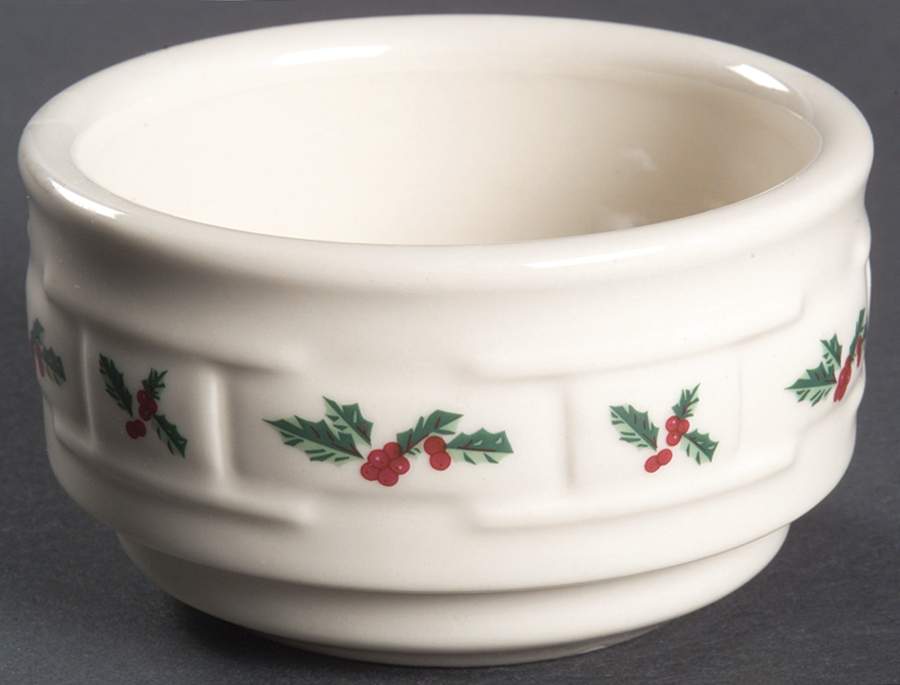 Holly Custard Cup/Dip by Longaberger-1