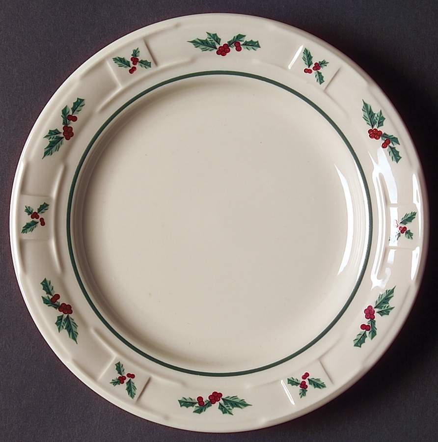 Holly Bread & Butter Plate by Longaberger-1