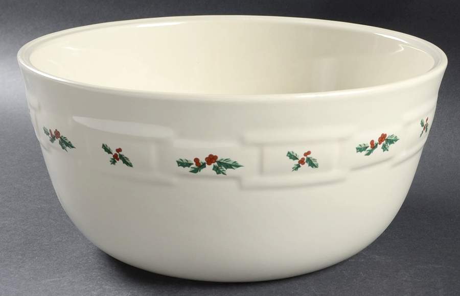 Holly 10" Bowl for 8-in-1 Entertainer Set by Longaberger-1