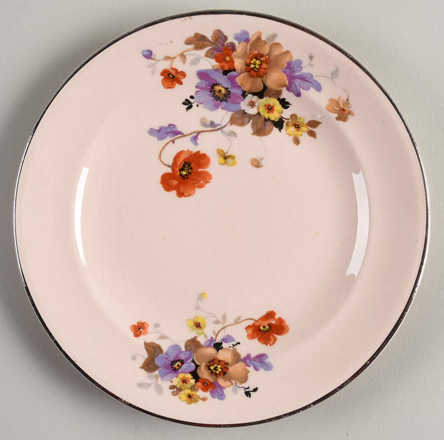 Springtime Bread & Butter Plate by Limoges-American-1