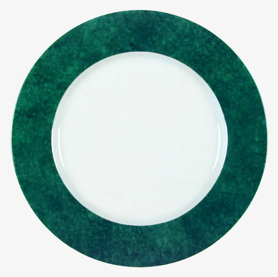 Mouchete Emerald Green Dinner Plate by Laure Japy-1