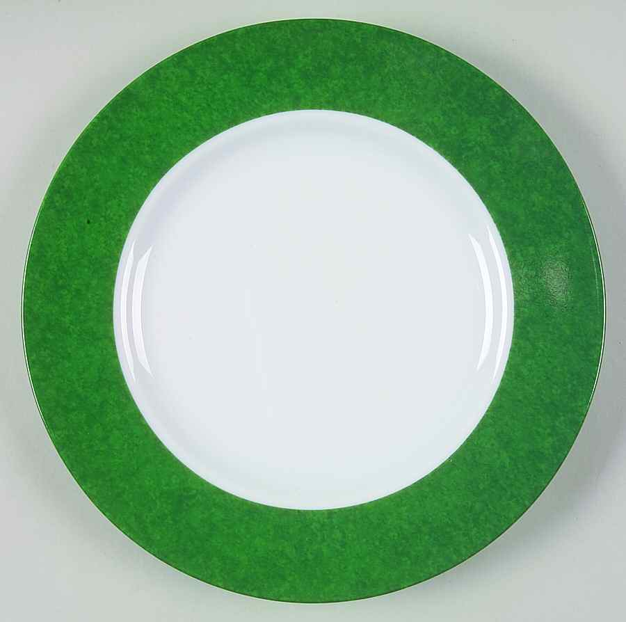 Mouchete Emerald Green Salad/Dessert Plate by Laure Japy-1