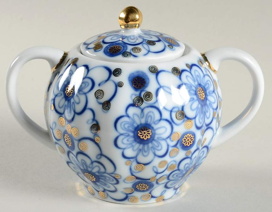 Winding Twig Sugar Bowl & Lid by Lomonosov-1