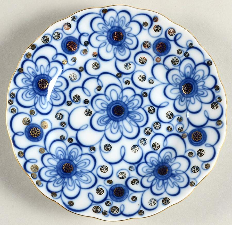 Winding Twig Bread & Butter Plate by Lomonosov-1