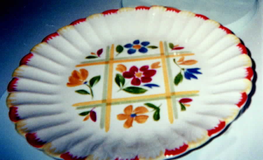 Mardi Gras Dinner Plate by Limoges-American-1