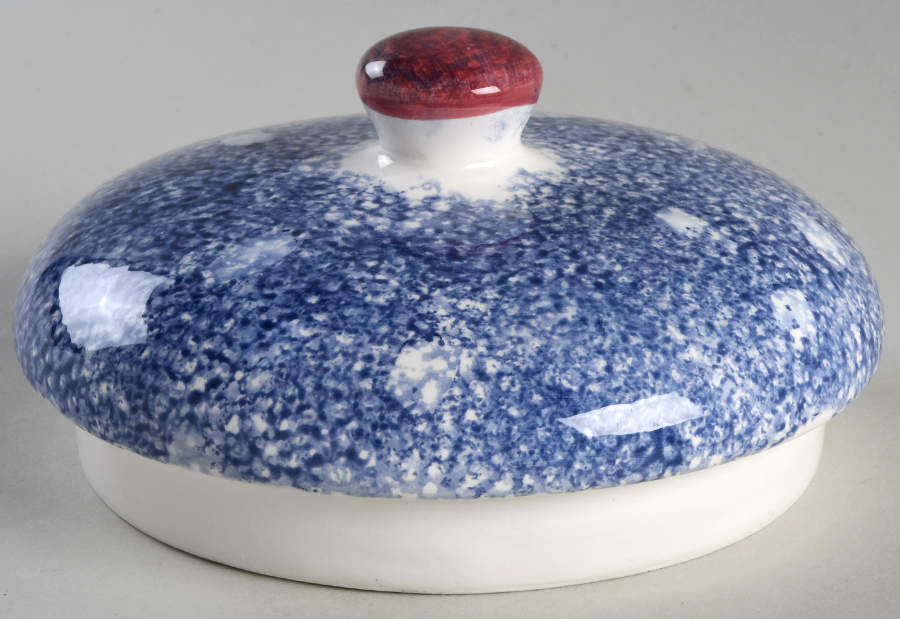 Holiday Mountain Lodge Lid for Cookie Jar by Livingquarters-1