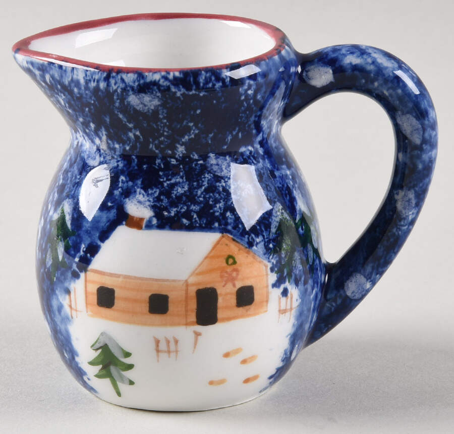 Holiday Mountain Lodge Mini Creamer by Livingquarters-1
