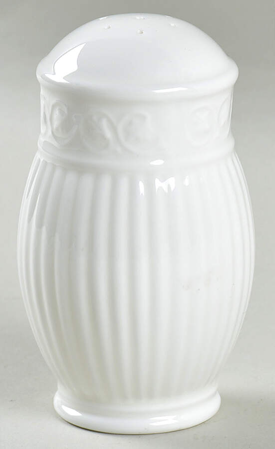 White Linen Salt Shaker by Lenox-1