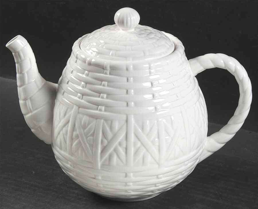 Wicker Basket Teapot & Lid by Ralph Lauren China-1