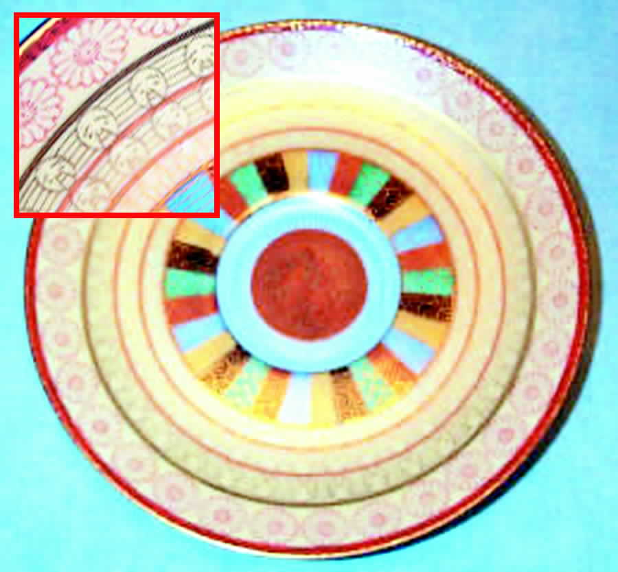 Thousand Faces Saucer by Laurel (Japan)-1