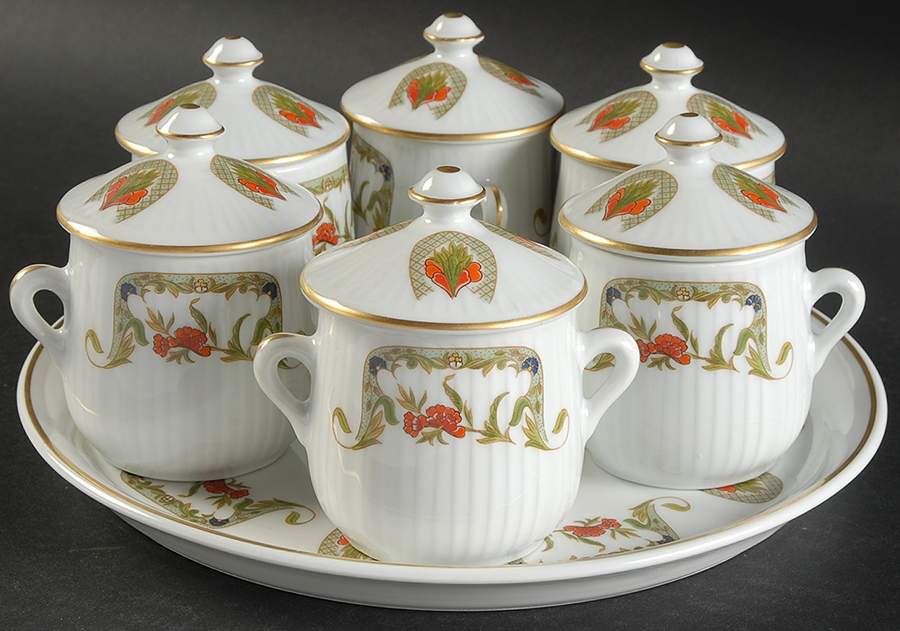 Chantoung Pot De Creme Set (Tray with 6 Pots) by Louis Lourioux-1
