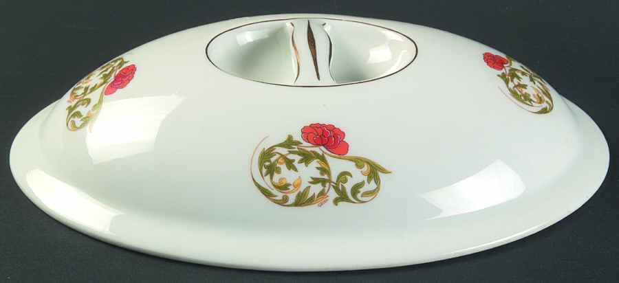 Chantoung Lid for 2 Quart Oval Covered Casserole by Louis Lourioux-1