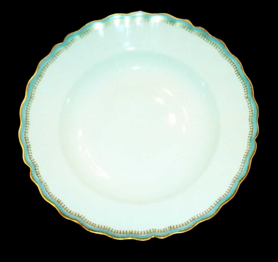 LIM89 Rim Soup Bowl by Limoges-French-1