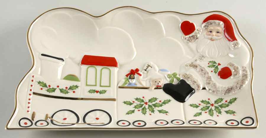 Holiday (Dimension) Figural Dessert Tray by Lenox-1