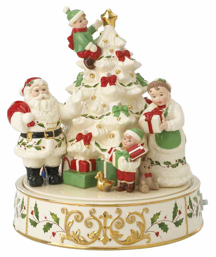 Holiday (Dimension) Christmas Tree Musical Centerpiece by Lenox-1