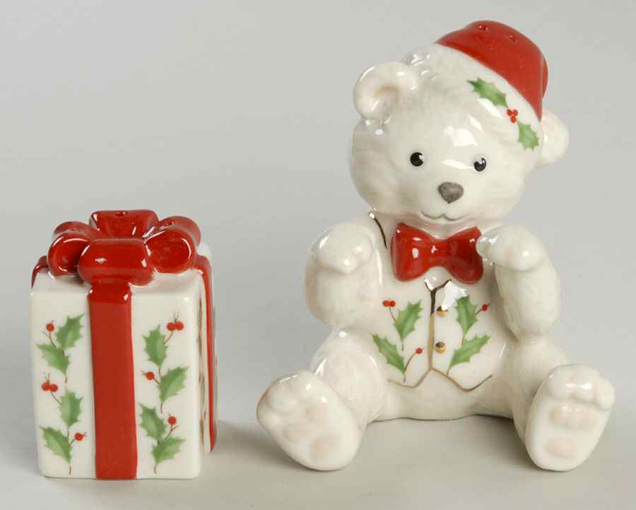 Holiday (Dimension) Nesting Salt & Pepper Set by Lenox-1