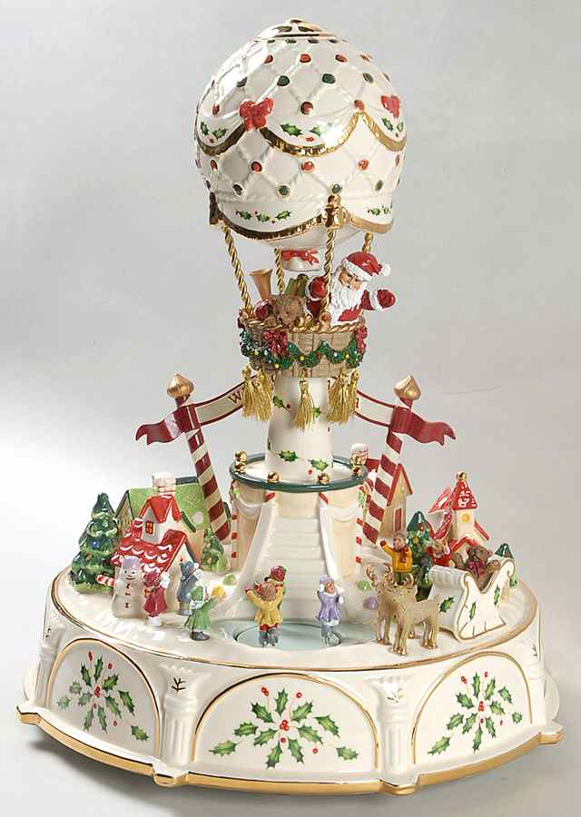 Holiday (Dimension) Balloon Ride Musical Centerpiece by Lenox-1