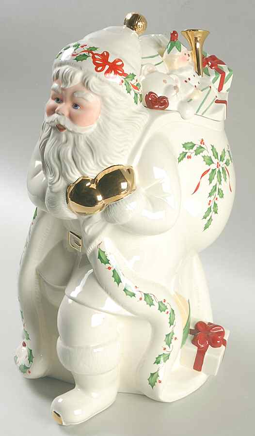 Holiday (Dimension) Figural Cookie Jar & Lid by Lenox-1