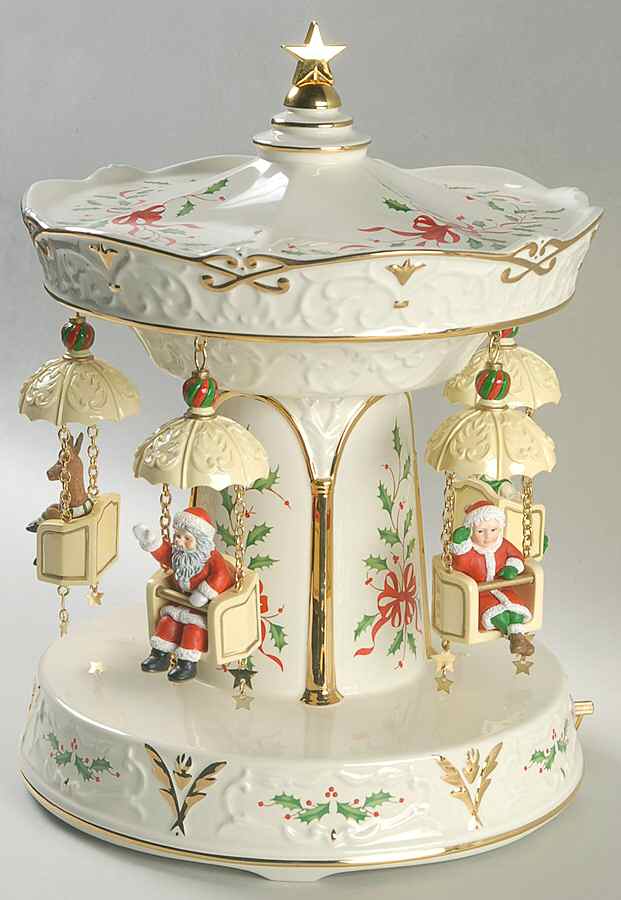 Holiday (Dimension) Carnival Swing Musical Centerpiece by Lenox-1