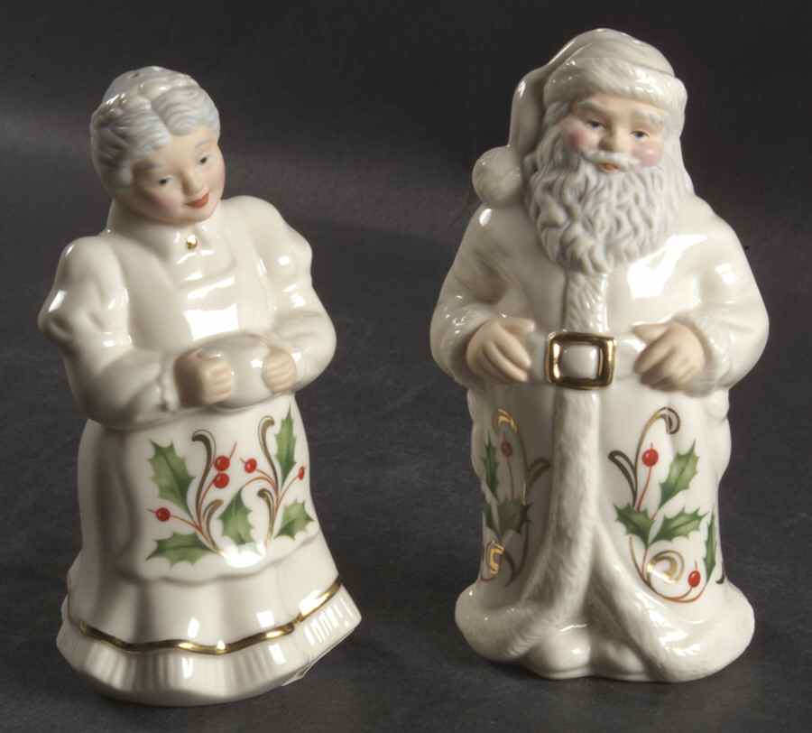Holiday (Dimension) Figural Salt & Pepper Set by Lenox-1
