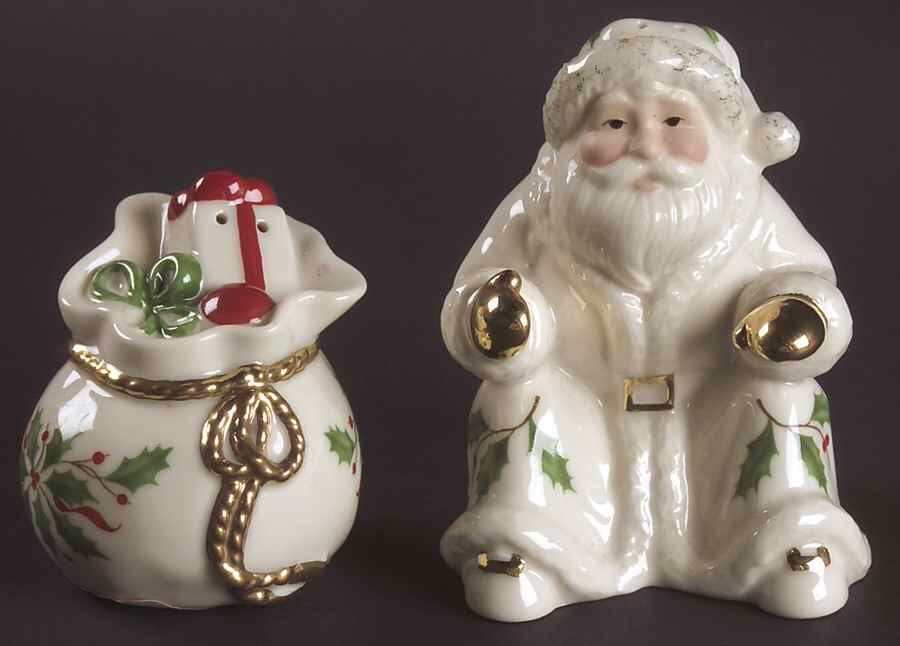 Holiday (Dimension) Nesting Salt & Pepper Set by Lenox-1