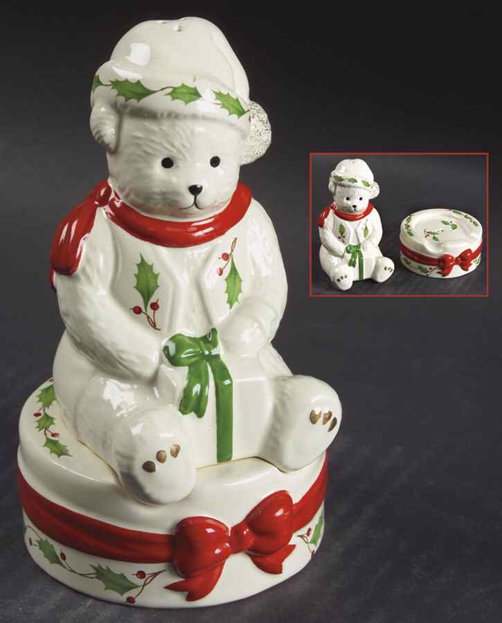 Holiday (Dimension) Stacking Figure Salt & Pepper Set by Lenox-1