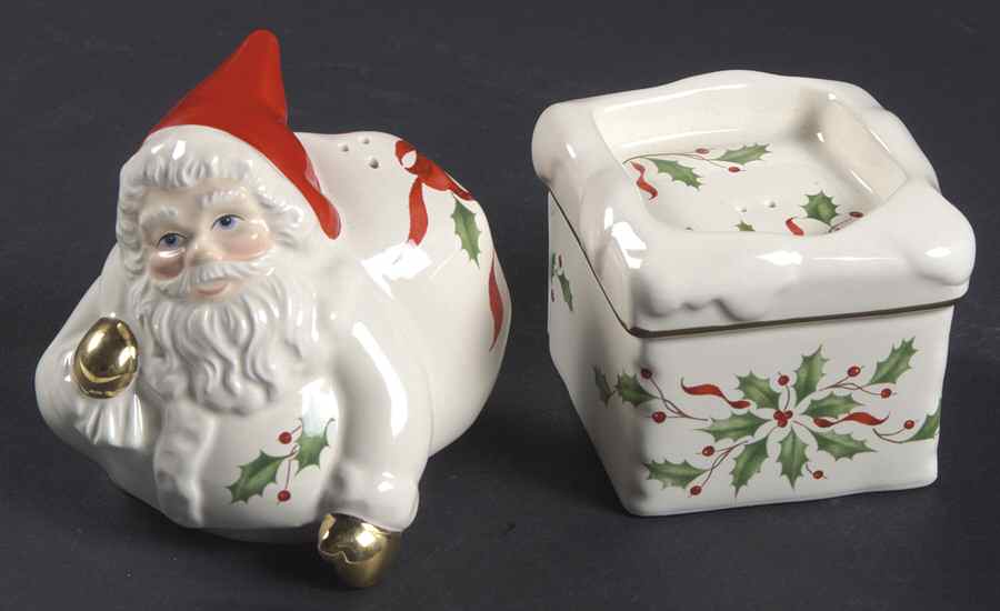 Holiday (Dimension) Stacking Figure Salt & Pepper Set by Lenox-1