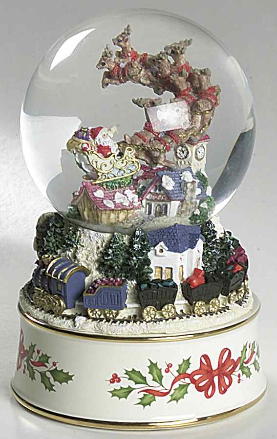 Holiday (Dimension) Snow Globe by Lenox-1