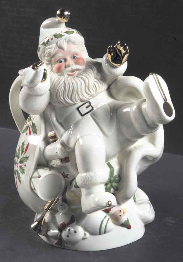 Holiday (Dimension) Figural Teapot & Lid by Lenox-1