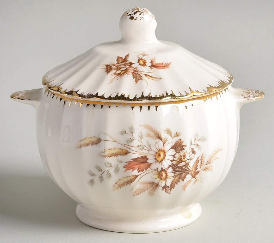 Sundale Sugar Bowl & Lid by Limoges-American-1