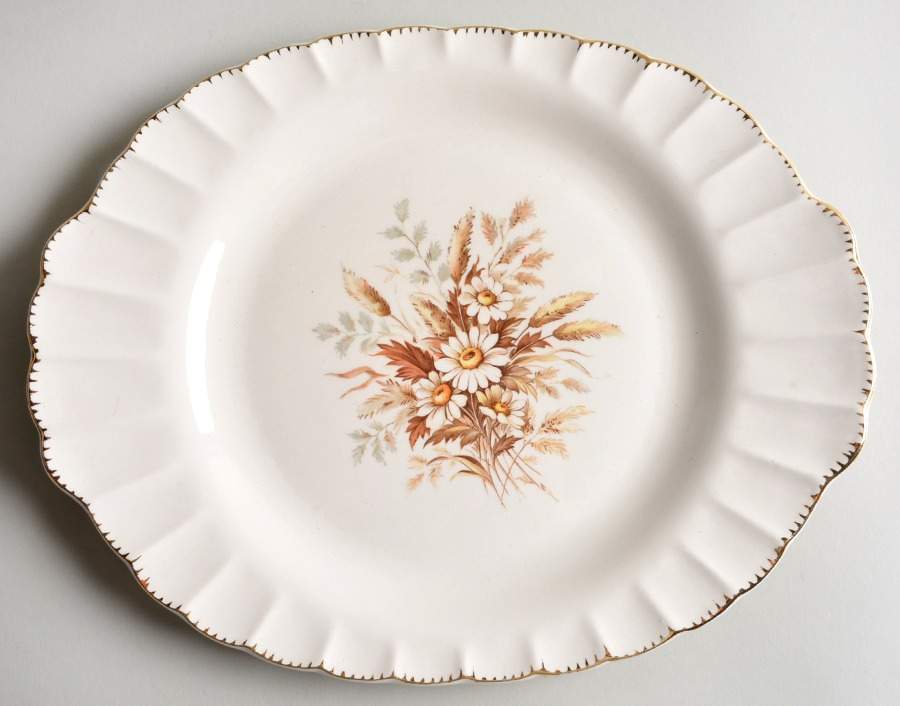 Sundale 12" Oval Serving Platter by Limoges-American-1