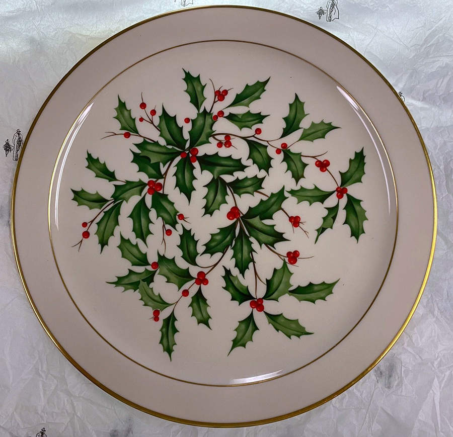 Holiday (Presidential)  11" Chop Plate (Round Platter) by Lenox-1